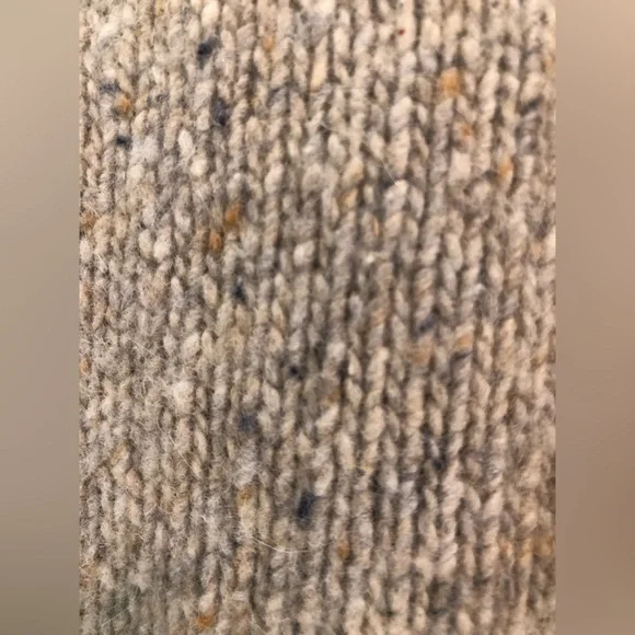 Cream Beige Vince Sweater V Neck Wool Alpaca Small - Picture 6 of 8